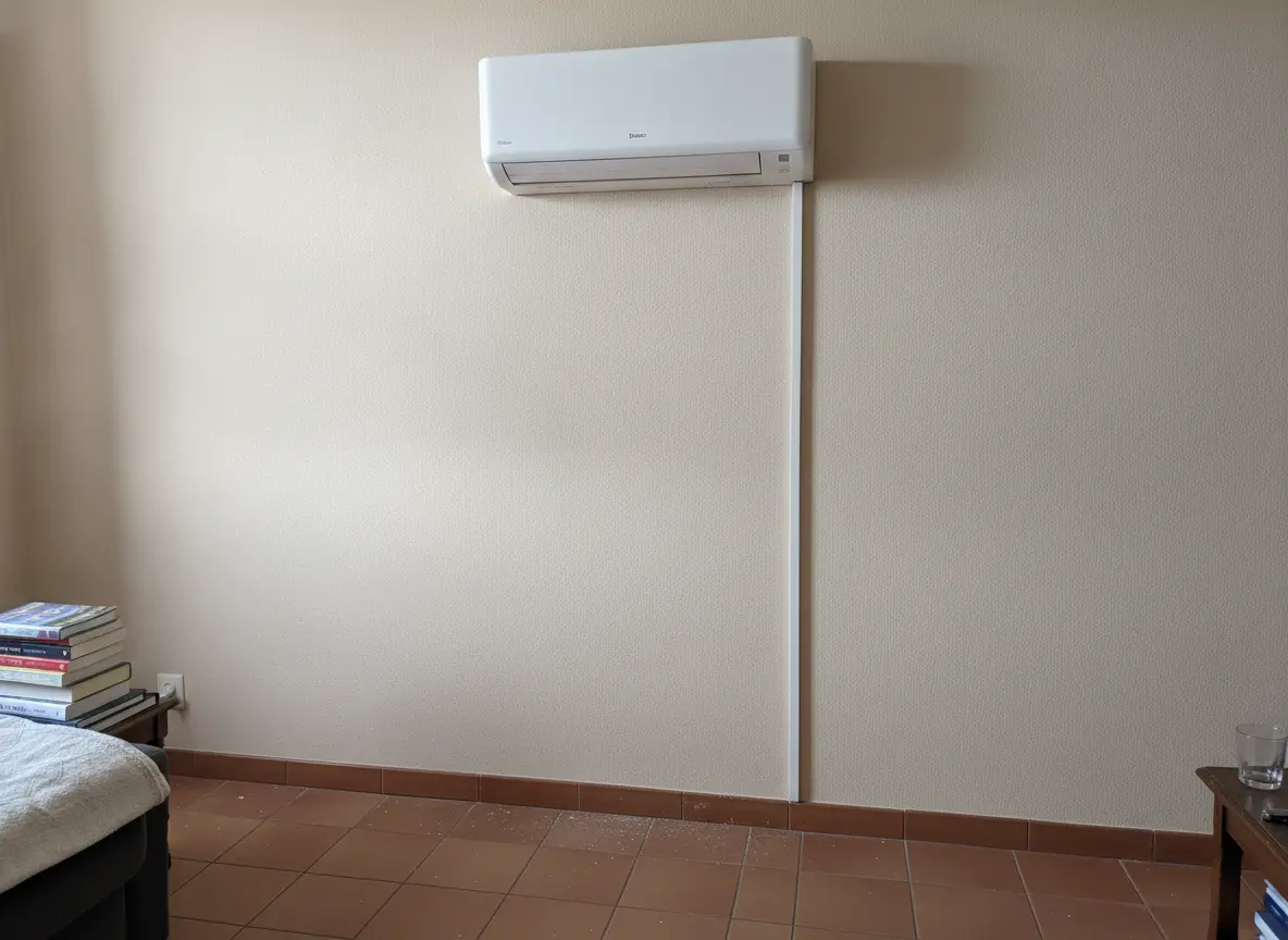 Climatisation murale installée et opérationnelle au quartier Bel-Air à Salon-de-Provence